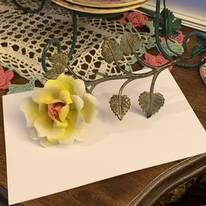 Porcelain Yellow Rose